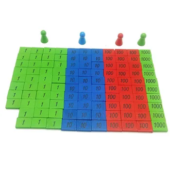 Materijali Montessori Drvene Matematičke Igračke Pečat Igra Domaće Izdanje Aritmetičke Igračke Drvene Oznake Marke Rano Obrazovni Razvoj