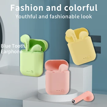 Mini Bežične Slušalice Bluetooth Slušalice Vodootporne Slušalice Sportske Slušalice Za Huawei Iphone OPPO Xiaomi TWS Macaron Slušalice