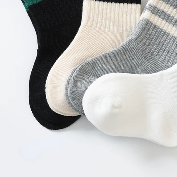 Nove Dječje Čvrste Sportske Čarape, Meke Pamučne Čarape-cijevi za malu Djecu, Čarape za malu djecu, za dječake i Djevojčice od 6 mjeseci do 6 godina