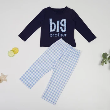 Novi dolazak, Komplet Pamučne Odjeće Za male Dječake, Bodi s vezom 
