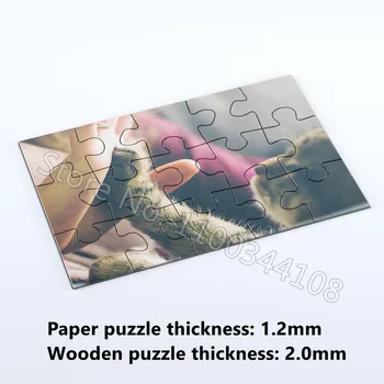 Običaj Puzzle 1000 Kom Papirnate/drveni Personalizirane Foto Prilagođene Puzzle za Odrasle djeca Obrazovne Igračke Igra na ploči