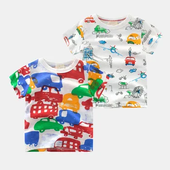 Odskakanje Metara, Dječji Ljetni Majice sa po cijeloj površini Dinosaura, Hit Prodaje, Majice s Kratkim Rukavima i Likovima iz Crtića Za Djecu, Majice, Odjeću Za Dječake I Djevojčice