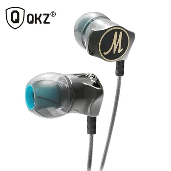 Originalne Slušalice QKZ DM7 Posebno Izdanje Pozlaćeni Poklopac Slušalice Doček HD Hi Fi Slušalice auriculares fone de ouvido