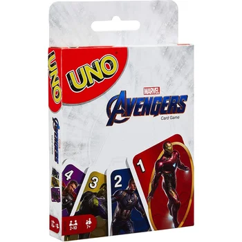 Osvetnici Uno Igra Anime Lik Mattel Igraće Karte One Marvel Smiješno Poker Kartaške Igre UNOS Poklon Kutija
