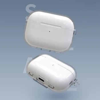 Prozirna Torbica za slušalice Za Airpods Pro 2 Generacije 2022 Sjedalo Od Mekog TPU Prozirna Torbica Za Airpods Pro 2 1 3 Torbe S Брелком