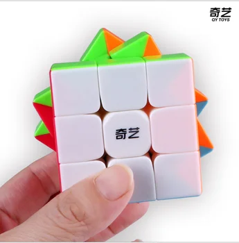 QiYi3x3x3 čarobna kocka bez naljepnica kocka zagonetka stručni brzina kocke razvojne igračke za studente
