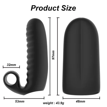 Seks-Igračke Za Žene Prst Rukava Vibrator Klitoris Stimulira G Točku Orgazam Maser Ženski Masturbator Robu Za Odrasle Lezbijke
