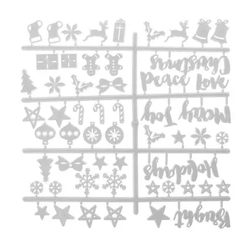 Slova zajednice znak Božića osjetio fleksibilnost za ploče pisama filc za žig zajednice