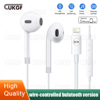 Slušalice za Iphone Lightning Slušalice Za Apple 14 13 12 11 Pro X Max XR 7 8 Plus Slušalice Bluetooth Slušalice sa mikrofonom