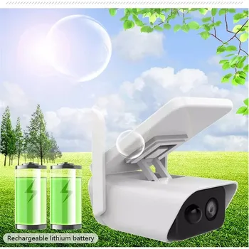 Solarna Kamera 3MP HD Night Vision Vodootporne Bežična Solarna Ploča S niskom potrošnjom Energije Baterije CCTV Secur Nadzor IP Camer