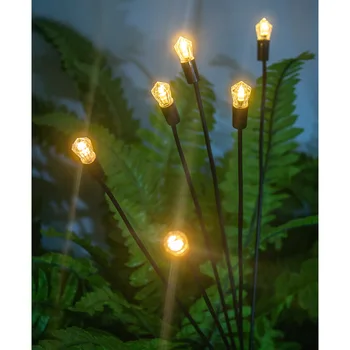 Solarni Svjetla Vanjski Vatromet Svjetla Traka Vodootporna Vilinski Vrt Božićne Dekoracije Rasvjeta Kućnog Vrta