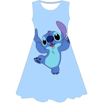 Stitch/Nove Dječje Haljine Za Djevojčice, Ljetna Haljina, Beba Slatka Haljina Princeze Disney, Dizajn haljina, haljina za Djevojčice
