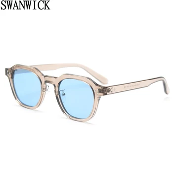 Swanwick klasicni ženske полигональные sunčane naočale za muškarce ženske sunčane naočale polarizirane pribor korejski stil UV400 crna plava pokloni
