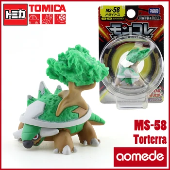Takara Tomy Tomica Moncolle Ex Figurice Pokemon MS-58 Torterra Figure Anime Od Smole Igračke Za Djecu Collectible
