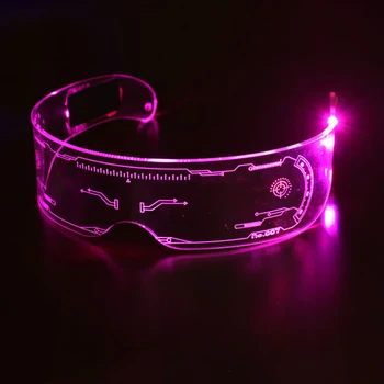 Tiktok Isti Stil Led Naočale Akril Cyberpunk Tehnologije Naočale Disco Sunčane Naočale Rekvizite