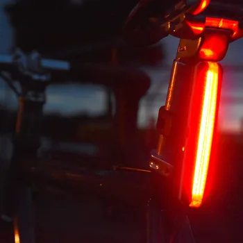 USB Punjiva Biciklistička dugo Svjetlo Biciklizam Led Stražnja svjetla Vodootporan Bicikl dugo Svjetlo Stražnje Svjetlo za bicikl