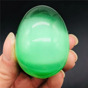 Veliki veličina zeleni opal jaje u obliku uzoraka Dragi crystal Reiki iscjeljivanje prirodnog kamena i minerala