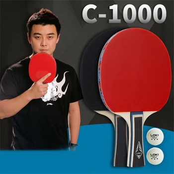 Visoka Znojan Reket za Stolni Tenis s Углеродным Žilet, Reket za ping-pong loptica, Reket za Ping-pong za Brze Napade i Luk