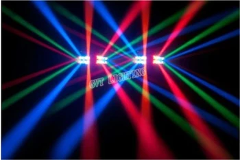 Vruće надувательство Prijenosni kreće led bar tračak Mini LED Pauk 8x10 W RGBW zraka scenski efekt svjetla