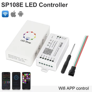 WS2812B Trake Led Svjetla Smart RGB Kontroleri Bluetooth SP107E SP110E Wi-Fi SP108E Trake Led Svjetla Kontroler Dimmers DC5V-24V