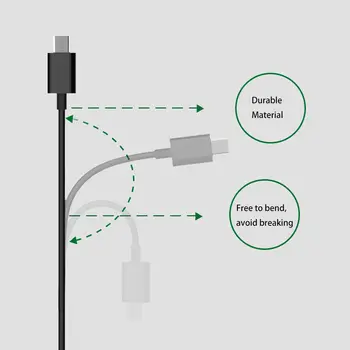 YAEATYPE Micro Usb Kabel Za Prijenos Podataka Brzo Punjenje za Usb-C Kabel Za Huawei P20 Pro Honor 10 9 Lite 8x 4c LG G5 G6 Medusobno Smotan Telefon