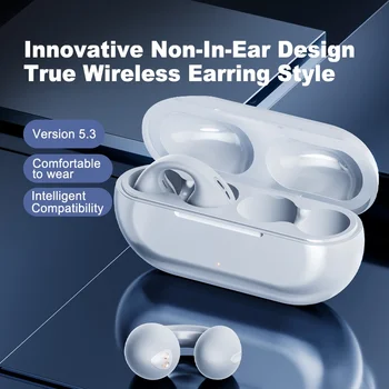 Za Ambie Sound Slušalice 1: 1 Uške Naušnica Bežična Bluetooth Uho Dodatak Slušalice s koštane Vodljivosti TWS Sportske Slušalice