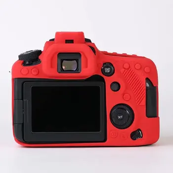 Zaštitnik poklopca tijela slučaja kože silikona kamere 90D Sigurnosni torbe za kamere Canon DSLR 90D
