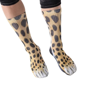 Čarape za Noge s 3D Ispis Životinja 1 Par Smiješnih Digitalnih Čarapa za Modeliranje Unisex T8NB