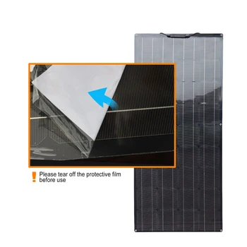 Полугибкая Solarni panel od 120 W 12 v 1 ~ 10 kom. Solarni panel od 120 W/240 W/480 W/600 W/ 1200 W na izbor za RV / plovila /vozila